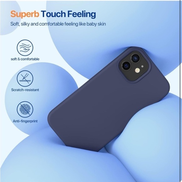 Miracase Navy Blue iPhone 12/12 Pro Case:‎ Full Body Protection for Your Device - Picture 7 of 10